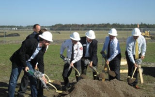 Groundbreaking ceremony for Aircraft Rescue and Firefighting (ARFF)