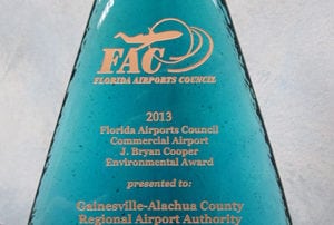 Environmental airport award from Florida Airports Council