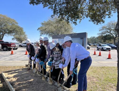 News Release: Gainesville Regional Airport Holds Groundbreaking Ceremony for Parking Garage and Intermodal Transportation Center